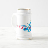 Mug Steins : God zegene de VS Bierpul (Voorkant links)