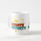 Mug 'Straal Positiviteit' Koffiemok (Voorkant links)