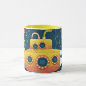 mug submarine vintage mok (Midden)