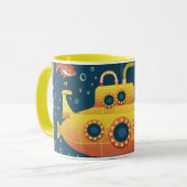 mug submarine vintage mok (Voorkant links)