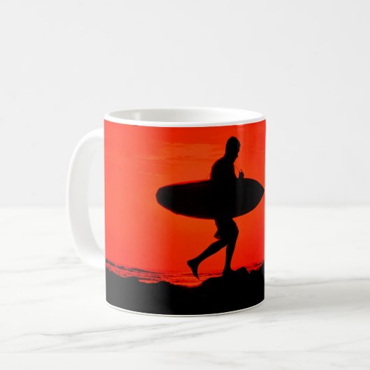 Mug surf hawaii koffiemok (Voorkant links)