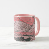 Mug Tasse, de Natuur Harmonie in elke Gorg Mok (Voorkant rechts)