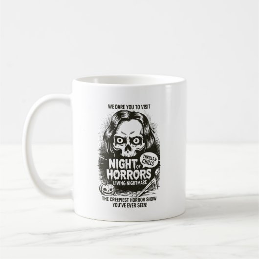 Mug Tasse, Halloqeen Koffiemok (Links)