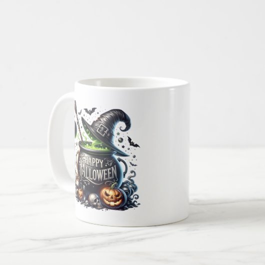 Mug Tasse, Halloween Koffiemok (Voorkant links)
