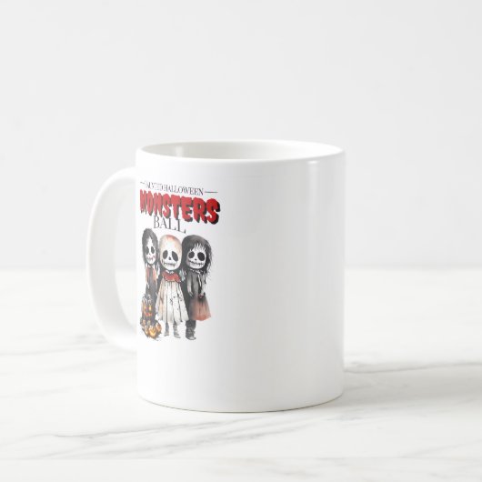 Mug Tasse, Halloween Koffiemok (Voorkant links)