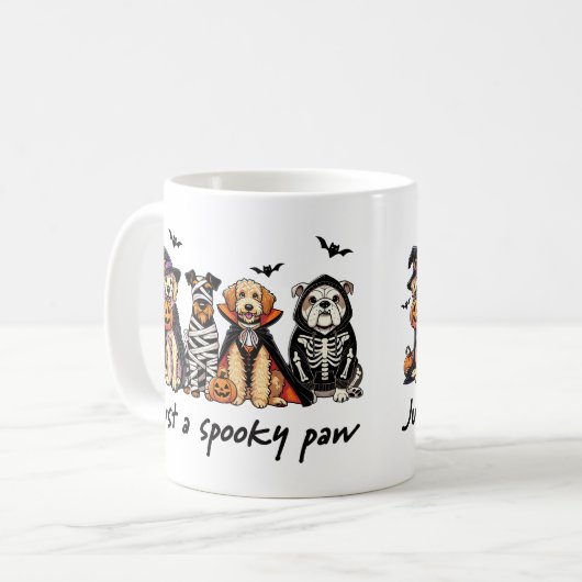 Mug Tasse, Halloween Koffiemok (Voorkant links)