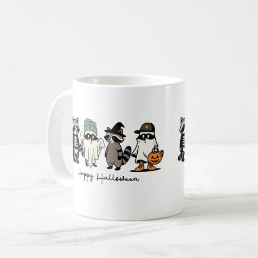 Mug Tasse, Halloween Koffiemok (Voorkant links)