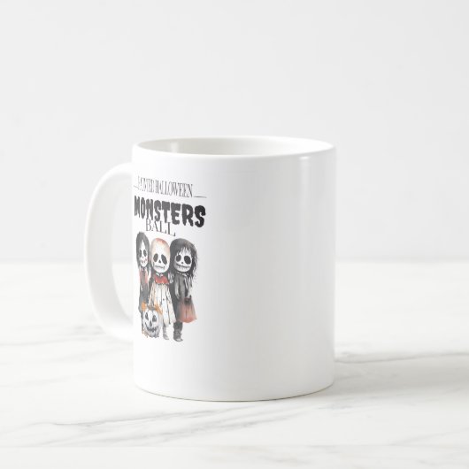 Mug Tasse, Halloween Koffiemok (Voorkant links)