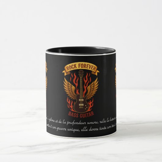 Mug tasse, Rock Forever, guitare basse Mok (Midden)