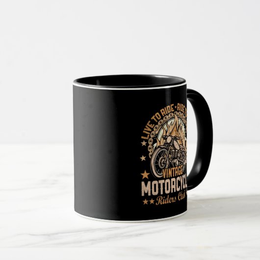 Mug Tasse, voor motorliefhebbers. Mok (Voorkant rechts)