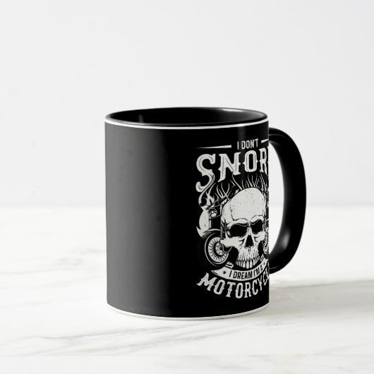 Mug Tasse voor motorliefhebbers Mok (Voorkant rechts)