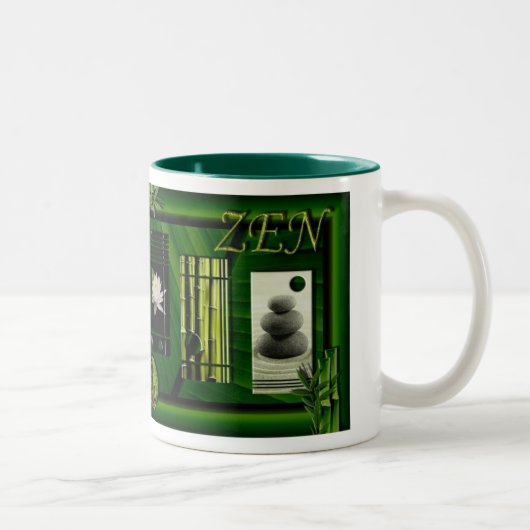 Mug tasse ZEN Tweekleurige Koffiemok (Rechts)