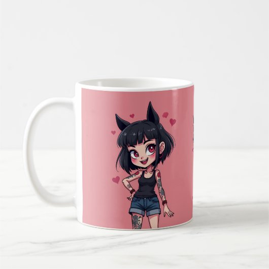MUG TATOO GIRL CORE KOFFIEMOK (Links)