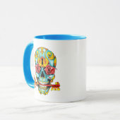 Mug tattoo Sugar skull Mok (Voorkant links)