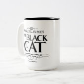 Mug "The Black Cat" Tweekleurige Koffiemok (Voorkant links)