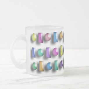 Mug - Three Dimensional Shapes Matglas Koffiemok