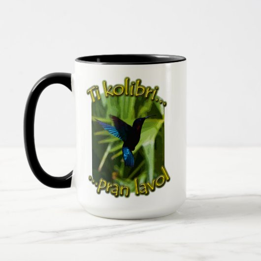 Mug 'Ti kolibri pran lavol' Mok (Links)