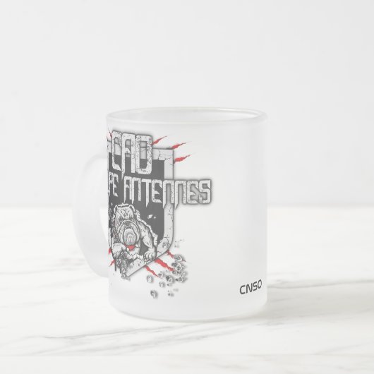 MUG TRANSPARENT ANTENNES MATGLAS KOFFIEMOK (Voorkant links)