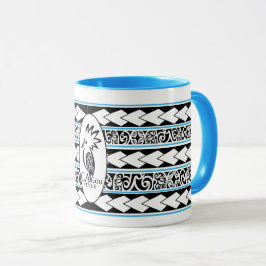 Mug Tribal Ethnic Bleu Clair Mok