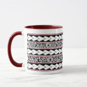 Mug Tribal Ethnic Bordeaux Mok (Links)