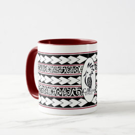 Mug Tribal Ethnic Bordeaux Mok