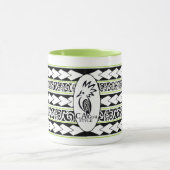 Mug Tribal Ethnic Groen Pomme Mok (Midden)