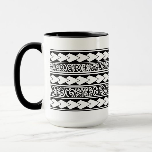 Mug Tribal Ethnic Noir Mok (Links)
