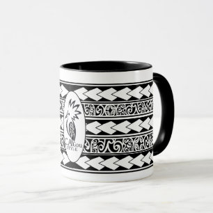 Mug Tribal Ethnic Noir Mok
