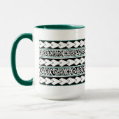 Mug Tribal Ethnic Vert Chasseur Mok (Links)