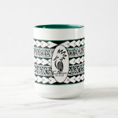Mug Tribal Ethnic Vert Chasseur Mok (Midden)
