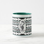 Mug Tribal Ethnic Vert Chasseur Mok (Midden)