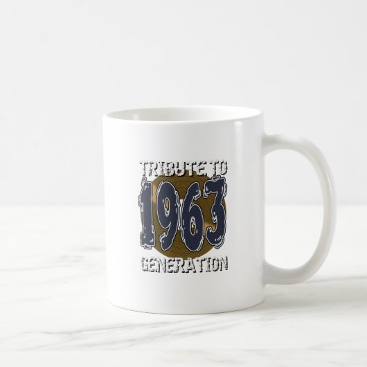 Mug Tribute to 1963 Generation Koffiemok (Rechts)