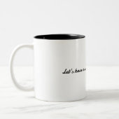 mug tweekleurige koffiemok (Links)