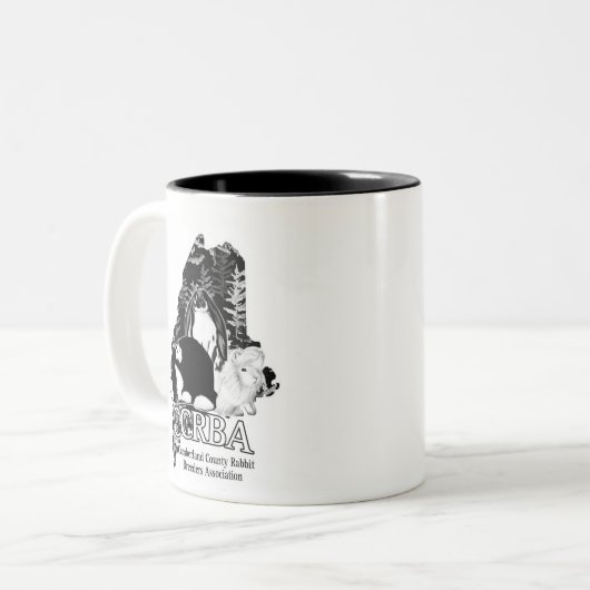 Mug Tweekleurige Koffiemok (Voorkant links)