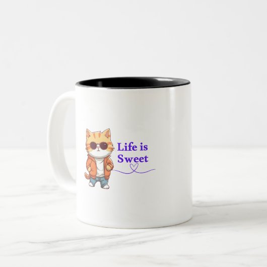 Mug Tweekleurige Koffiemok (Voorkant links)