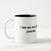 mug tweekleurige koffiemok (Links)