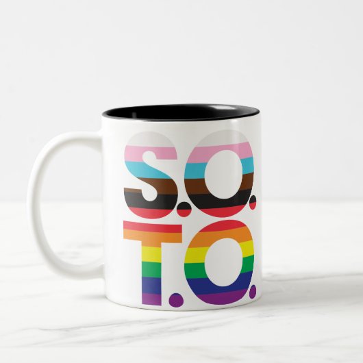 Mug Tweekleurige Koffiemok (Links)