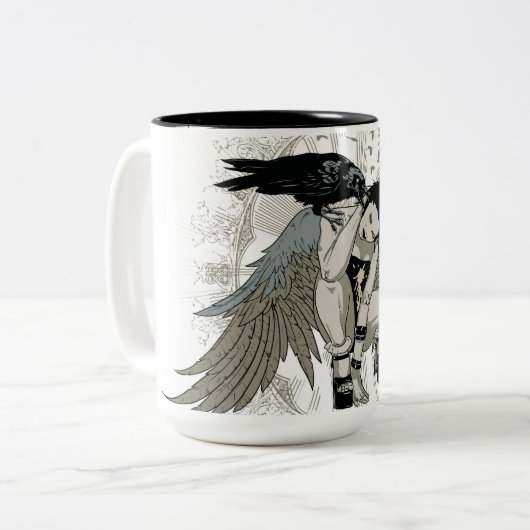 Mug Tweekleurige Koffiemok (Voorkant links)