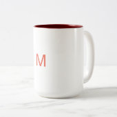 Mug Tweekleurige Koffiemok (Voorkant rechts)