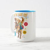 Mug Tweekleurige Koffiemok (Voorkant links)