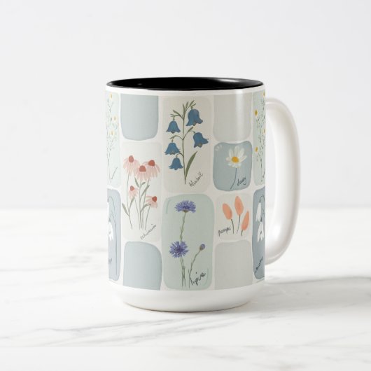 Mug Tweekleurige Koffiemok (Voorkant rechts)