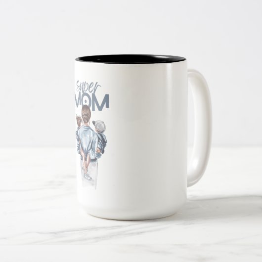 Mug Tweekleurige Koffiemok (Voorkant rechts)