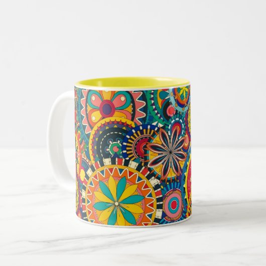 Mug Tweekleurige Koffiemok (Voorkant links)