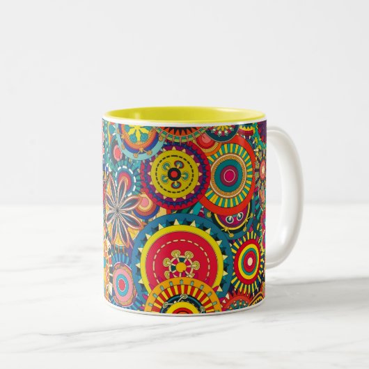 Mug Tweekleurige Koffiemok (Voorkant rechts)