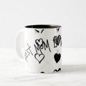 Mug Tweekleurige Koffiemok (Voorkant links)