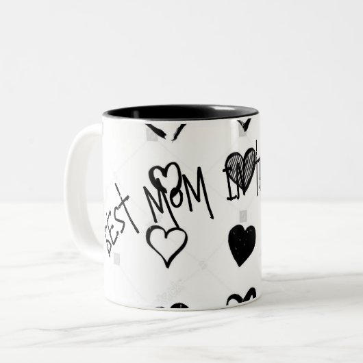 Mug Tweekleurige Koffiemok (Voorkant links)