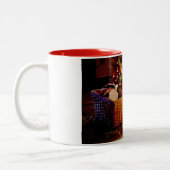 mug tweekleurige koffiemok (Links)