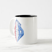 Mug Tweekleurige Koffiemok (Voorkant links)