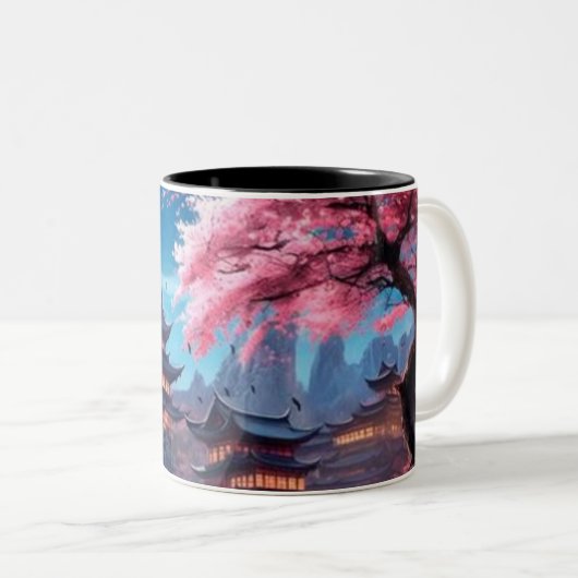 Mug Tweekleurige Koffiemok (Voorkant rechts)