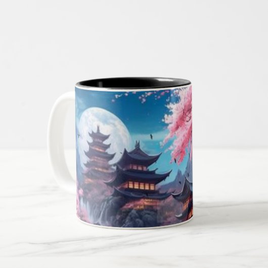 Mug Tweekleurige Koffiemok (Voorkant links)